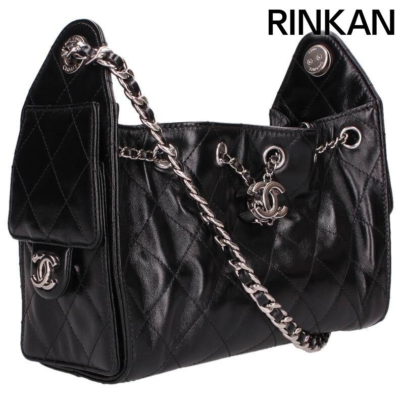 シャネル AS5631 CHANEL25 MINI SV金具カーフスキンチェーンショルダー