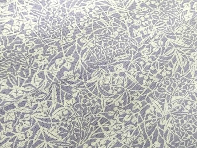 平和屋着物＊夏物　小紋　絽　草花　正絹　逸品　DABH0304op 28,600円