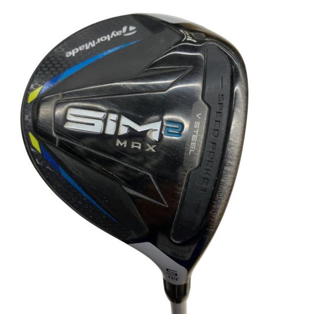 【中古】 テーラーメイド SIM2 MAX 5W フェアウェイウッド FW Tour AD HD-6 (フレックスS) メンズ 男性用 右利き 右用 Cランク ゴルフクラブ