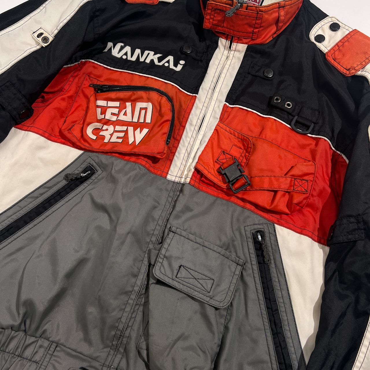 NANKAI ナンカイ TEAM CREW パディング 裏メッシュ モーター ナイロン
