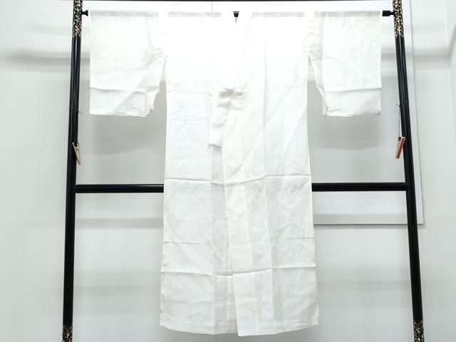 平和屋着物＊夏物　長襦袢　流水花紋紗　生成り色　逸品　CABI1456th