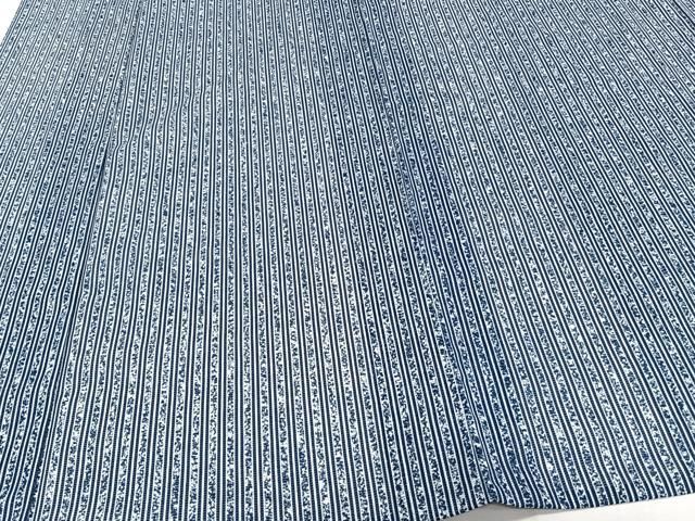 平和屋着物＊夏物　小紋　絽　縞　洗える着物　CABI3902xi