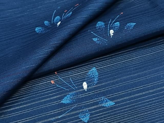 平和屋着物＊夏物　小紋　変わり絽　草花文　洗える着物　CABI3903xi 12,168円