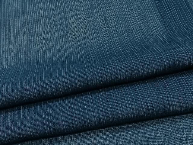 平和屋着物＊夏物　小紋　縞紋紗　正絹　逸品　CABI3924xi