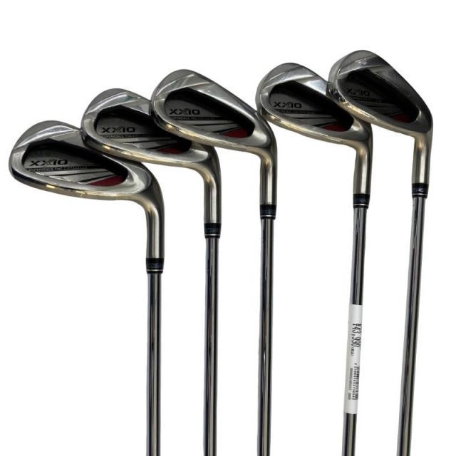 【中古】 ダンロップ XXIO(2020) 5S(レッド) アイアンセット IR 純正特注シャフト (フレックスS) メンズ 男性用 右利き 右用 Cランク ゴルフクラブ