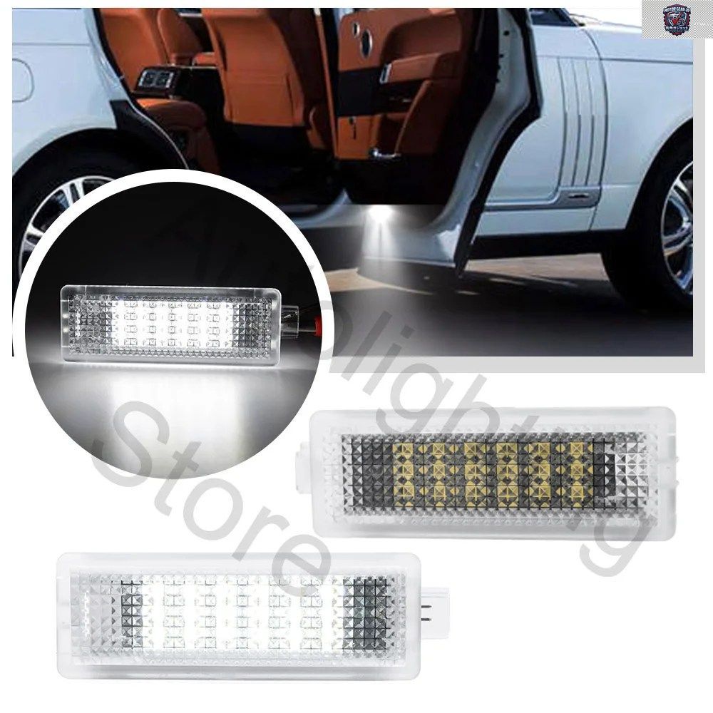 LEDフットウェルライト、カーテシードアライト、カーゴライト、ランドローバー レンジローバースポーツ L405 L322 02-12 L494 LR2 LR3 LR4