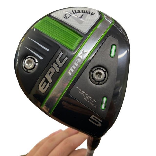 【中古】 キャロウェイ EPIC MAX 5W フェアウェイウッド FW Diamana 40 for CW(2021 EPIC FW) (フレックスS) メンズ 男性用 右利き 右用 Cランク ゴルフクラブ