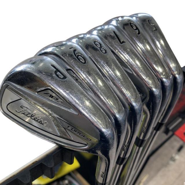 【中古】 タイトリスト Titleist AP2 718 6S アイアンセット IR 純正特注シャフト (フレックスS) メンズ 男性用 右利き 右用 Cランク ゴルフクラブ
