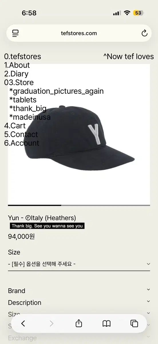 テフSTOREーズ ウール帽子 新品 L