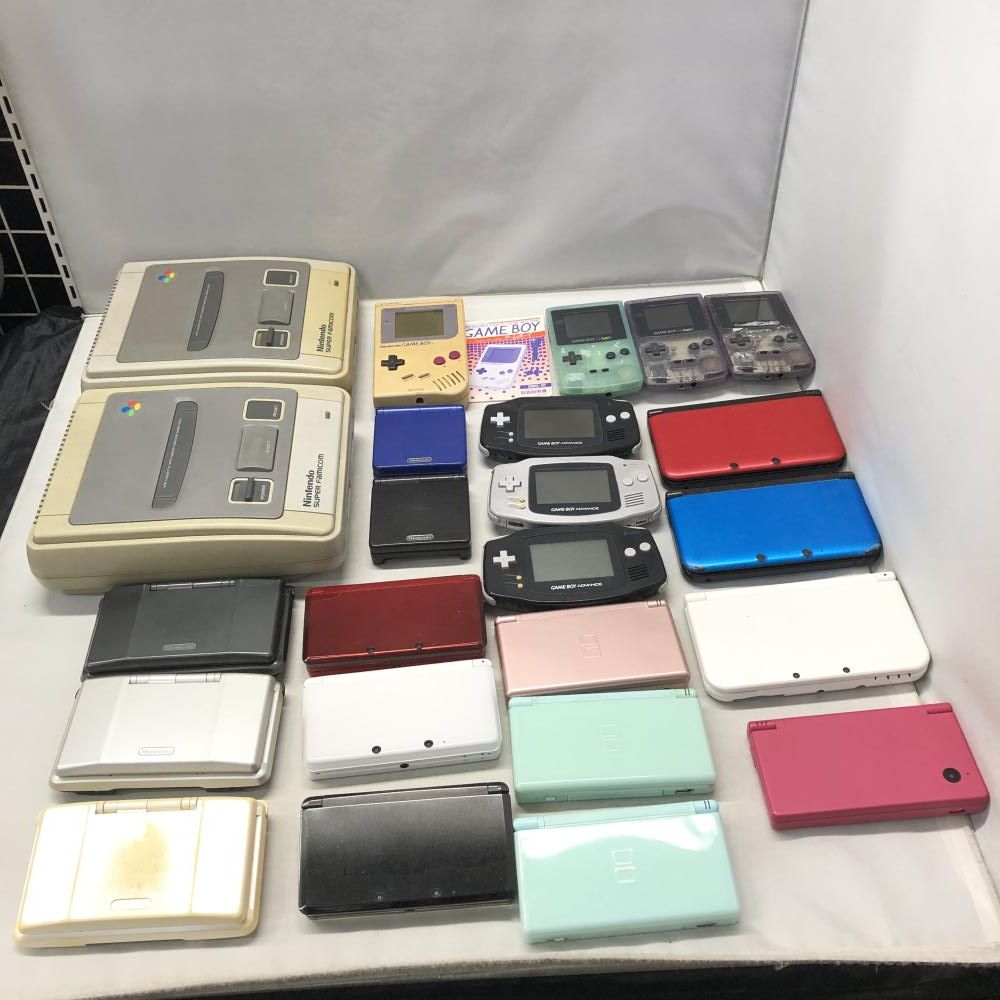 【中古】本体S）任天堂 ジャンク まとめゲーム機本体24台セット[15][240015289936]