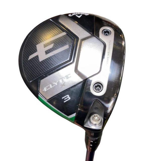 【中古】 キャロウェイ ELYTE X 3W フェアウェイウッド FW リシャフト (フレックスその他) メンズ 男性用 右利き 右用 Cランク ゴルフクラブ