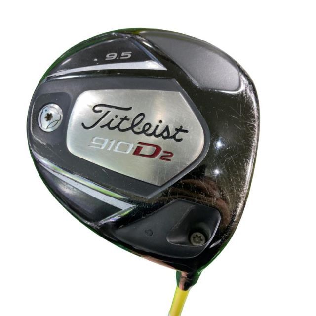 【中古】 タイトリスト 910 D2 9.5° ドライバー DR ATTAS 3 7 (フレックスX) メンズ 男性用 右利き 右用 Cランク ゴルフクラブ