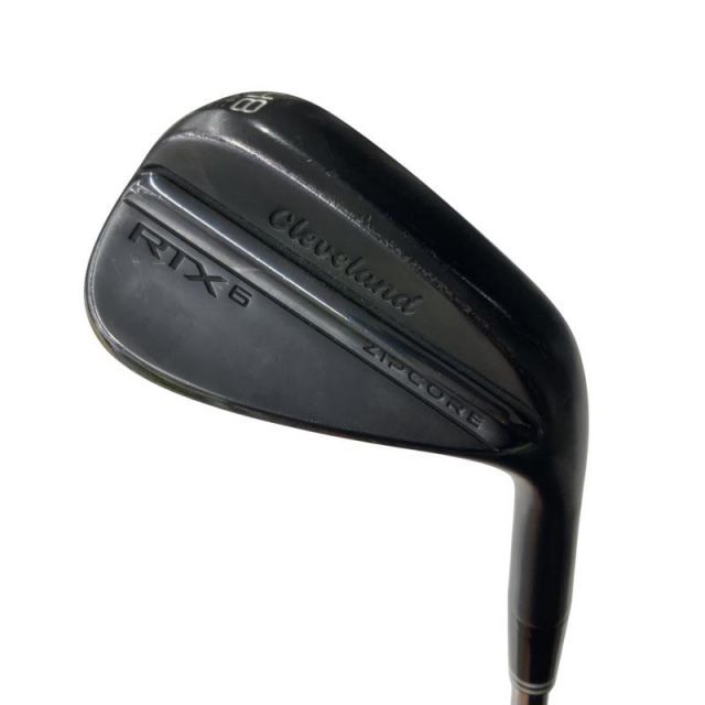 【中古】 クリーブランド Cleveland RTX-6 ZIPCORE ブラックサテン 48°/10° MID ウェッジ WG 純正特注シャフト (フレックスS) メンズ 男性用 右利き 右用 Dランク ゴルフクラブ