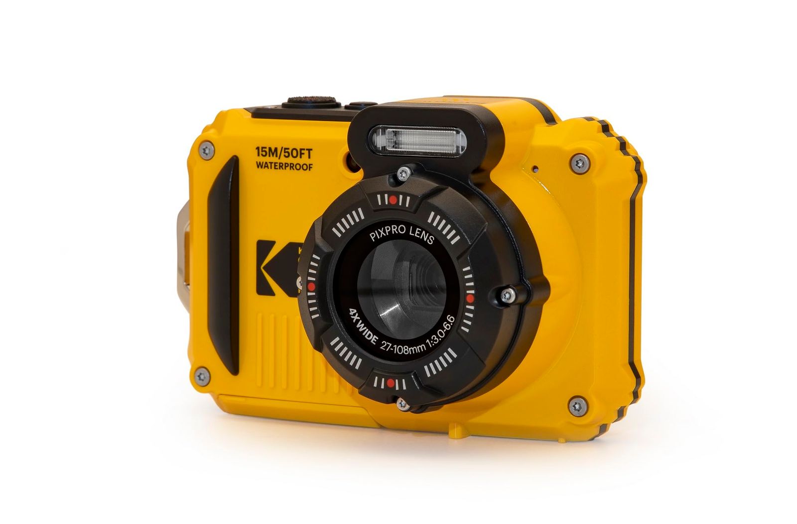 PIXPRO KODAK(コダック) コンパクトデジタルカメラ 防水 防塵 耐衝撃 CALSモード 1600万画素 光学4倍ズーム イエロー WPZ2-AMZ [本体]