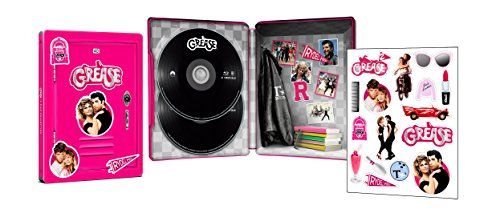 グリース(HDリマスター版)&グリース2(ブルーレイ) 製作40周年記念 スチールブック仕様 (2枚組) [Blu-ra