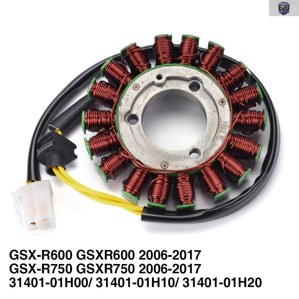750 ジェネレーターステーターコイルコンポーネント GSX-R600 GSX-R750 GSXR600 GSXR750 2006 2007 2008-2010 2011-2017 31401-01H00