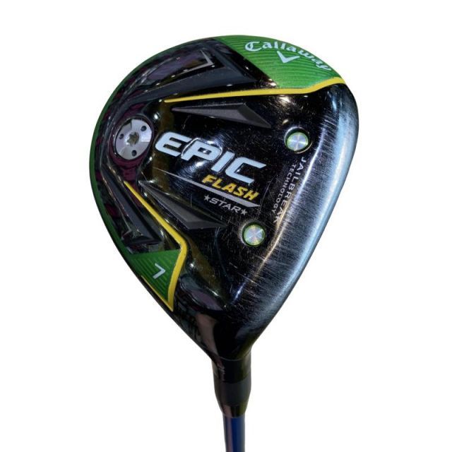 【中古】 キャロウェイ EPIC FLASH STAR 7W フェアウェイウッド FW 純正特注シャフト (フレックスSR) メンズ 男性用 右利き 右用 Cランク ゴルフクラブ