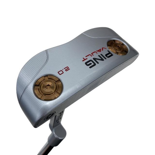 【中古】 ピン VAULT 2.0 B60 プラチナム(355g) 35インチ(PP58グリップ) パター PT スチール (フレックスその他) メンズ 男性用 右利き 右用 Cランク ゴルフクラブ