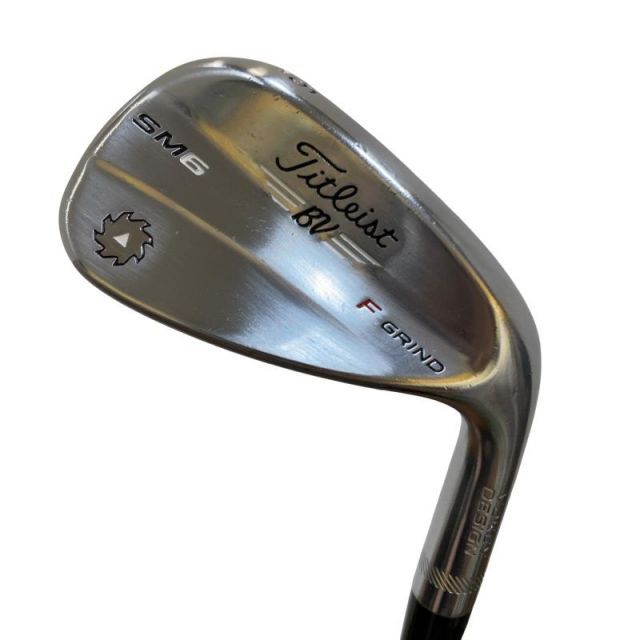 【中古】 タイトリスト VOKEY SPIN MILLED SM6 ツアークロム 46°/08°F ウェッジ WG NS PRO MODUS3 TOUR120 (フレックスS) メンズ 男性用 右利き 右用 Cランク ゴルフクラブ