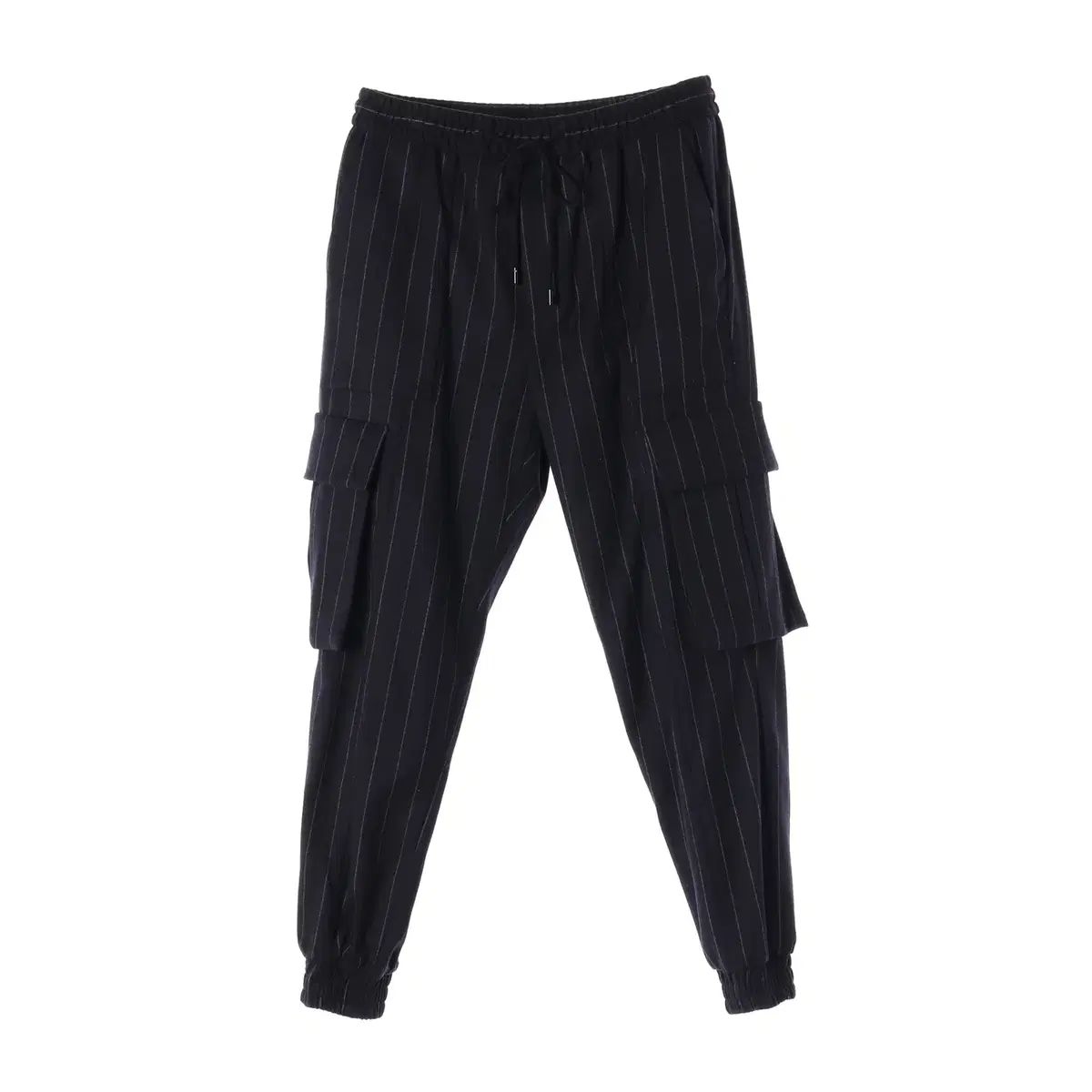ジュンジェイ ストライプ ウール カーゴ ジョガー パンツ 10,761円