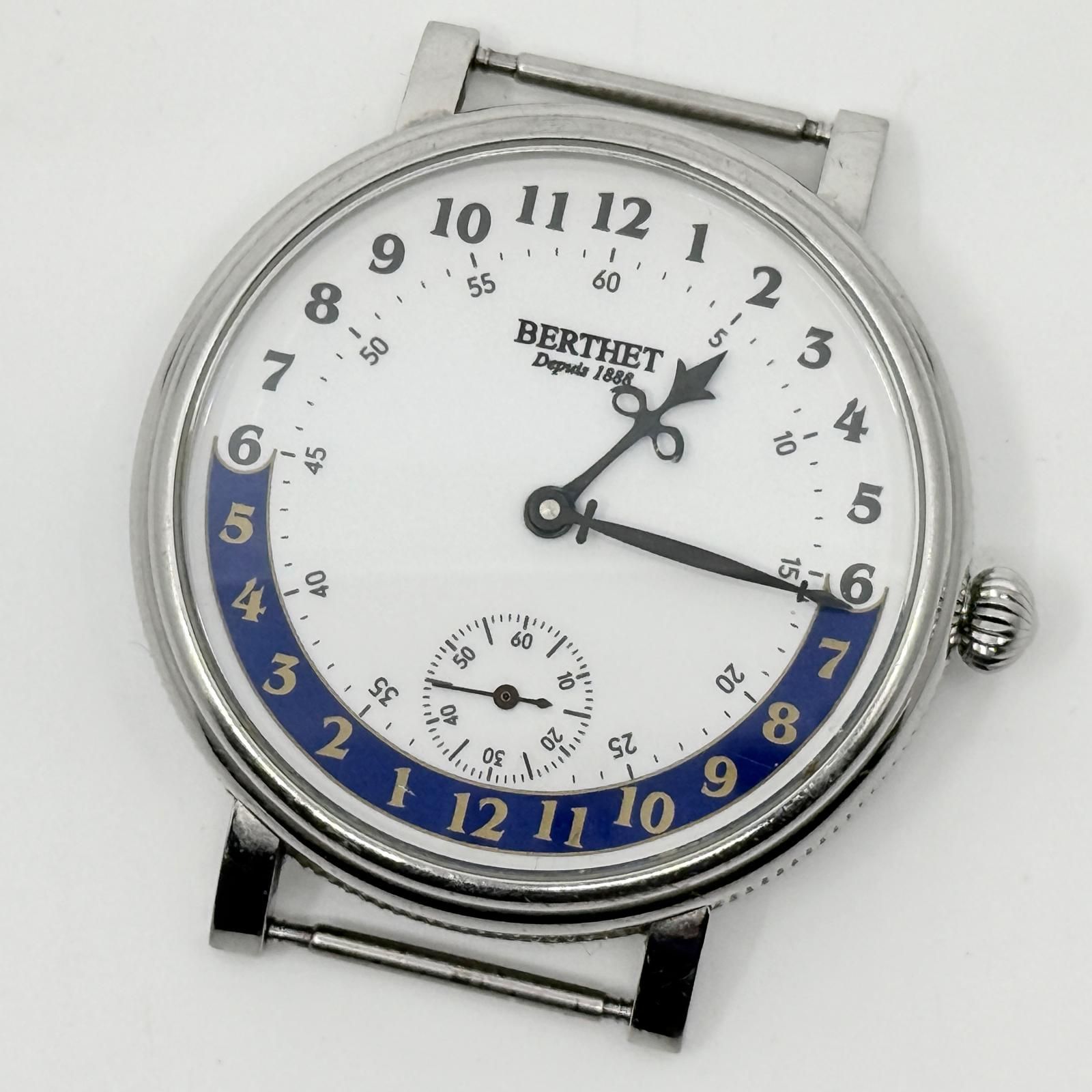 BERTHET ベルテ ヴァンキャトル H46 ホワイト 手巻き メンズ 腕時計 稼働品