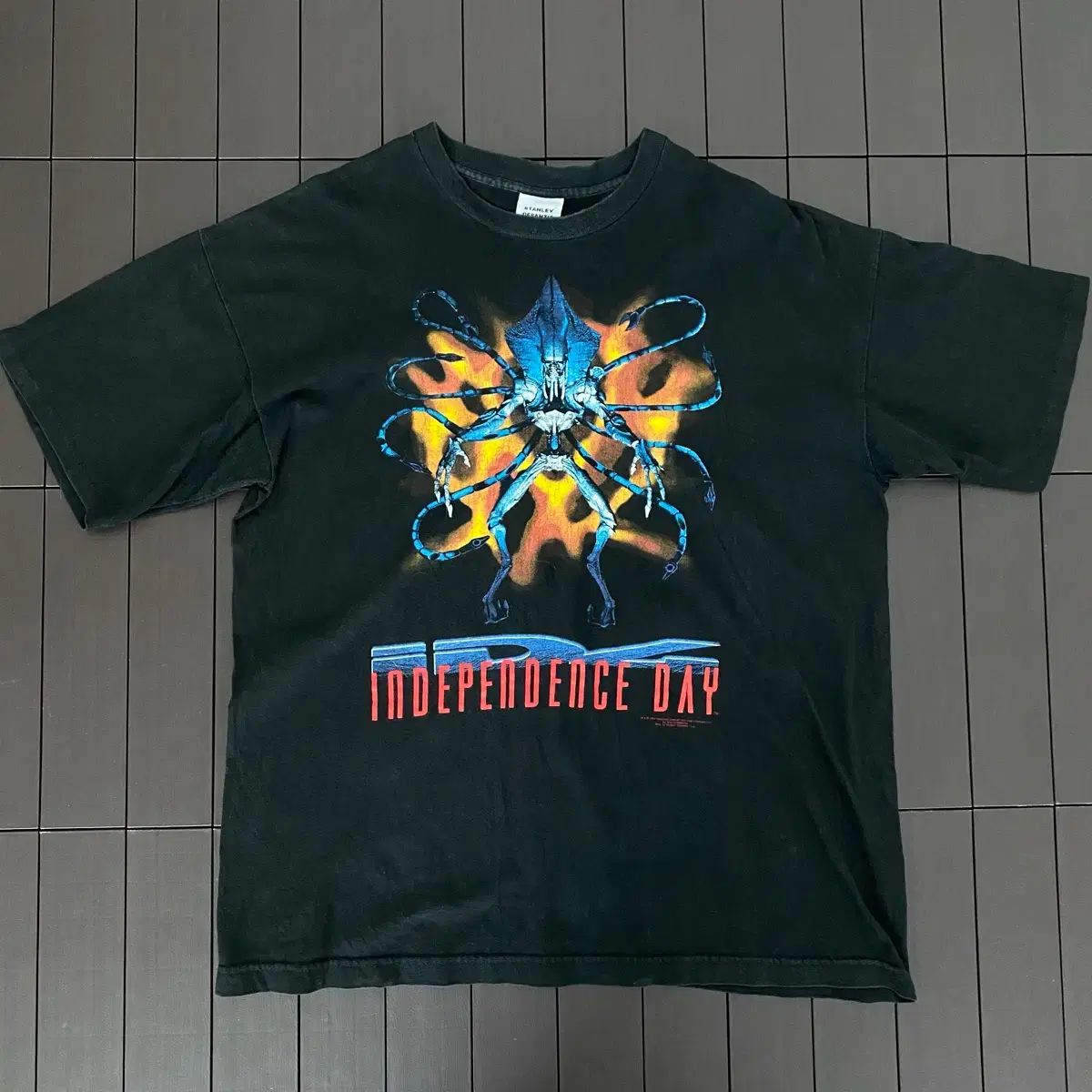 (XL) 90s ヴィンテージ インディペンデンスデイ MOVIE Tシャツ