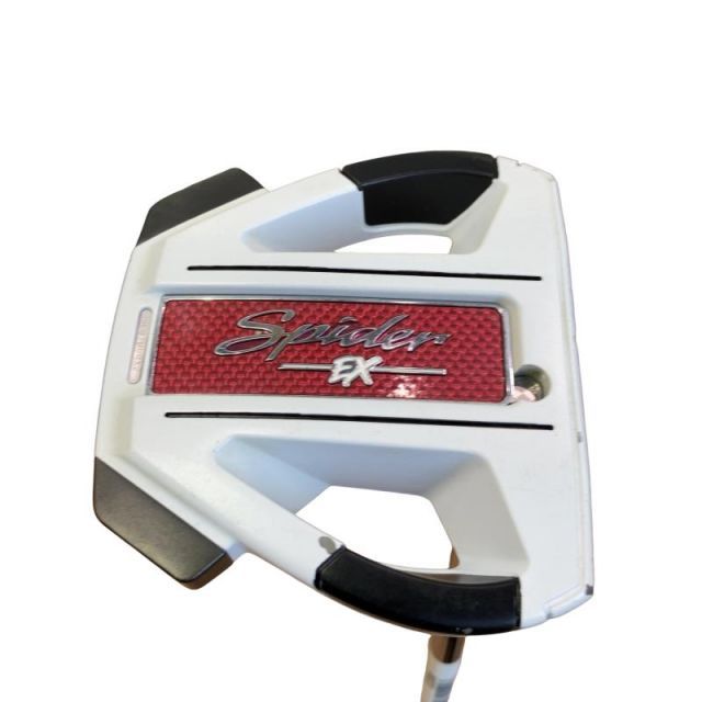 【中古】 テーラーメイド Spider EX GHOST WHITE センターシャフト 34インチ パター PT スチール (フレックスその他) メンズ 男性用 右利き 右用 Cランク ゴルフクラブ
