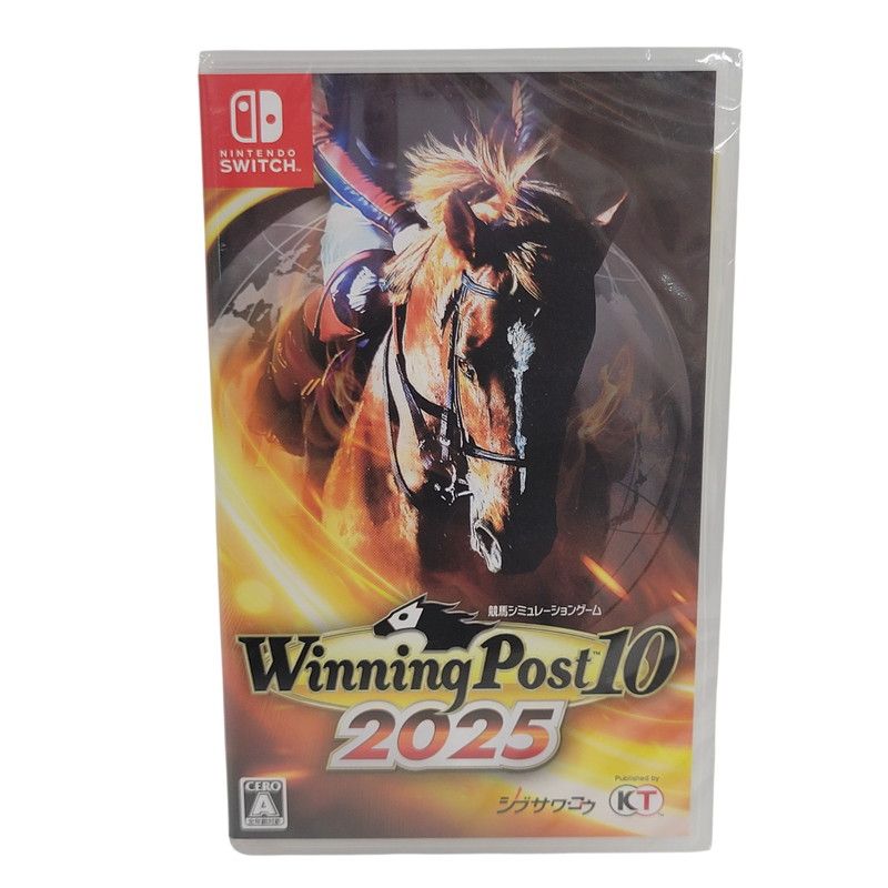 【中古美品】 【未開封】【ゲーム】Winning Post 10 2025 CERO区分_A 全年齢対象 Nintendo Switch 任天堂 スイッチ ソフト 【029-260616-as-13-izu】