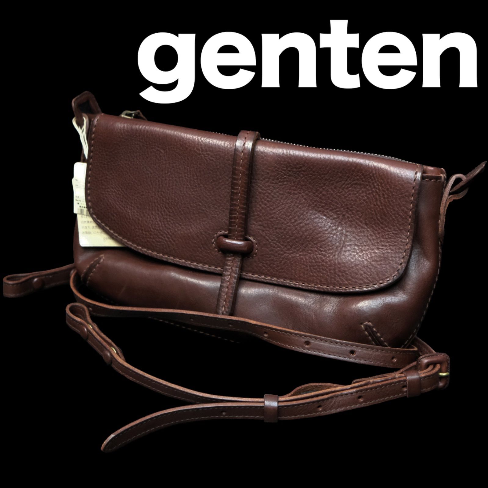genten 未使用 4way/3way トスカ ショルダーバッグ ポーチ ミネルバ