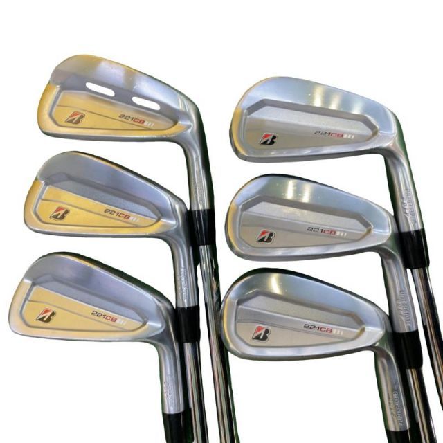 【中古】 ブリヂストン BRIDGESTONE 221CB 6S アイアンセット IR NS PRO MODUS3 TOUR120 (フレックスS) メンズ 男性用 右利き 右用 Cランク ゴルフクラブ