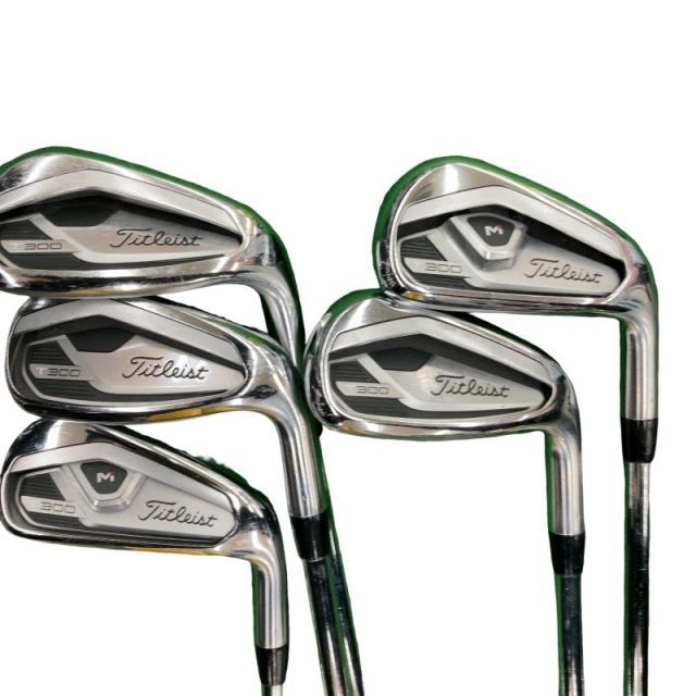 【中古】 タイトリスト Titleist T300(2021) 5S アイアンセット IR NS PRO 105T (フレックスS) メンズ 男性用 右利き 右用 Cランク ゴルフクラブ
