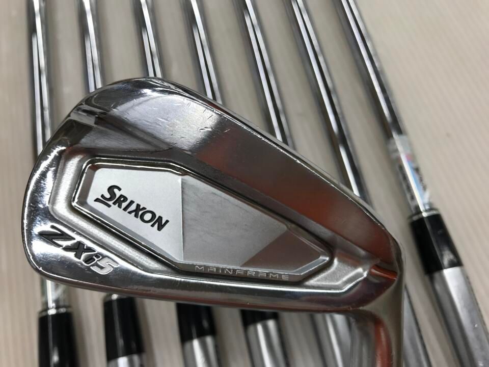 ダンロップ　SRIXON ZXi5　ダイナミックゴールド 105　S200フレックス　アイアンセット　中古　ゴルフドゥ！成田美郷台店【最短即日発送】