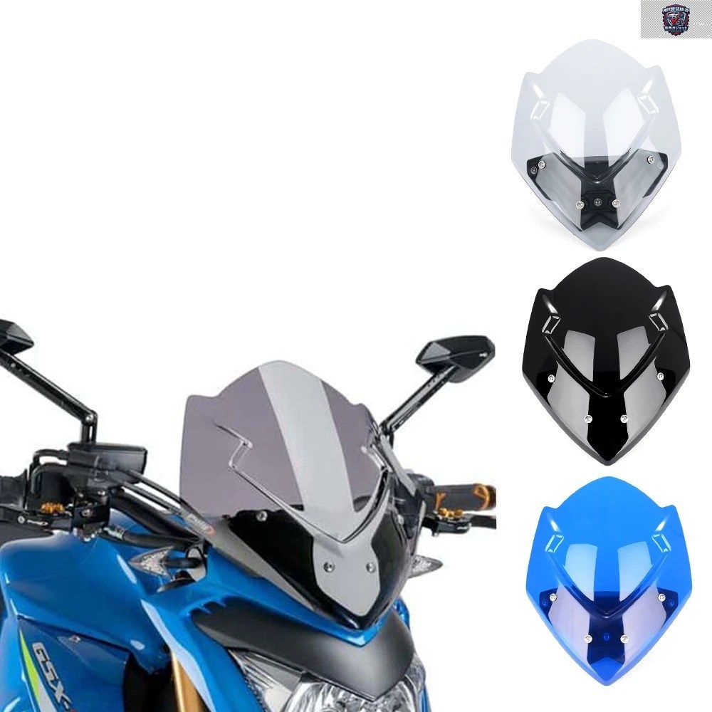オートバイ用ウインドシールド ウインドスクリーンキット デフレクター GSX-S1000 GSXS1000 GSXS GSX-S 1000 2015-2020 2018 2019 ウインド