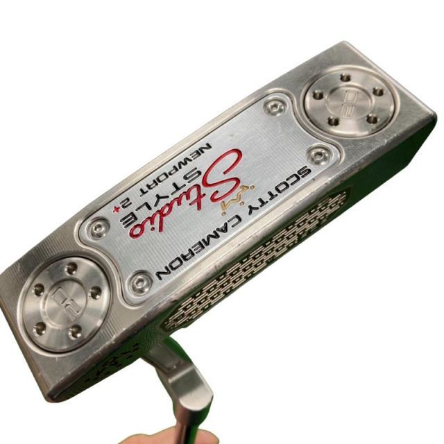 【中古】 タイトリスト SCOTTY CAMERON STUDIO STYLE NEWPORT 2 PLUS(2025) 33インチ パター PT スチール (フレックスその他) メンズ 男性用 右利き 右用 Cランク ゴルフクラブ