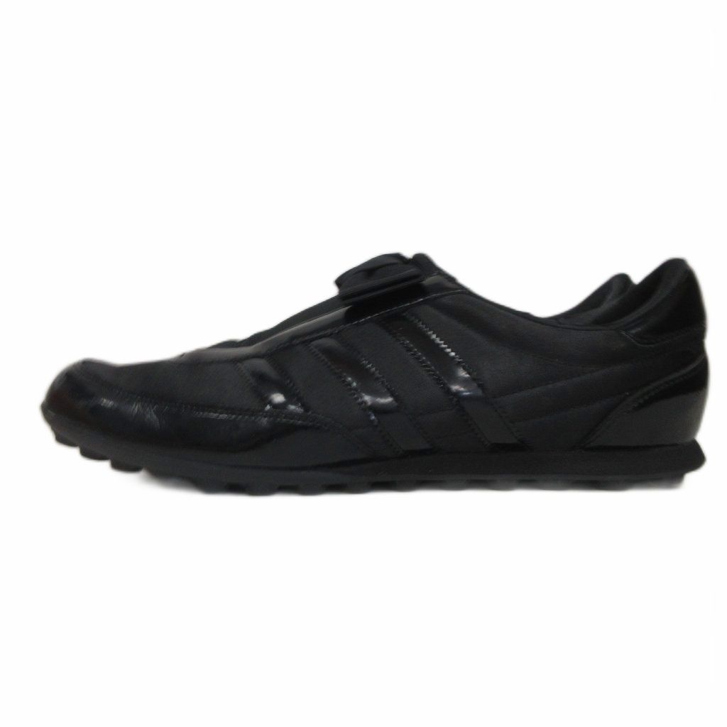 アディダスオリジナルス adidas originals ×ジェレミースコット JS Arrow Bow Tie スリッポン スニーカー US10 黒 ブラック IBO98