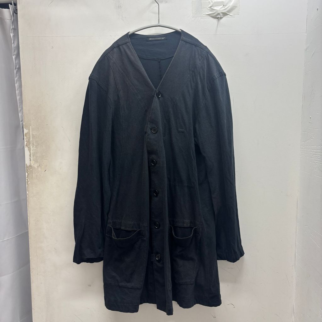 Yohji Yamamoto POUR HOMME ヨウジヤマモトプールオム 12SS Cotton Cardigan カーディガン ジャケット HB-J11-010 ブラック系 size:2【中目黒B06】