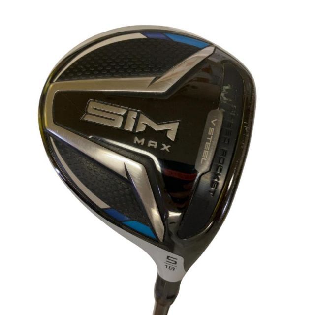 【中古】 テーラーメイド SIM MAX 5W フェアウェイウッド FW TENSEI BLUE TM50(FW) (フレックスSR) メンズ 男性用 右利き 右用 Dランク ゴルフクラブ