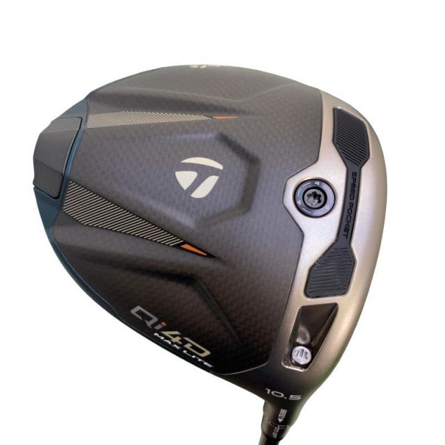 【中古】 テーラーメイド Qi4D MAX LITE 10.5° ドライバー DR REAX MR40(Qi4D DR) (フレックスR) メンズ 男性用 右利き 右用 Bランク ゴルフクラブ