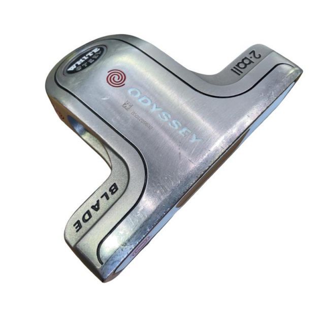 【中古】 オデッセイ WHITE STEEL 2・ball BLADE 33インチ パター PT スチール (フレックスその他) メンズ 男性用 右利き 右用 Cランク ゴルフクラブ