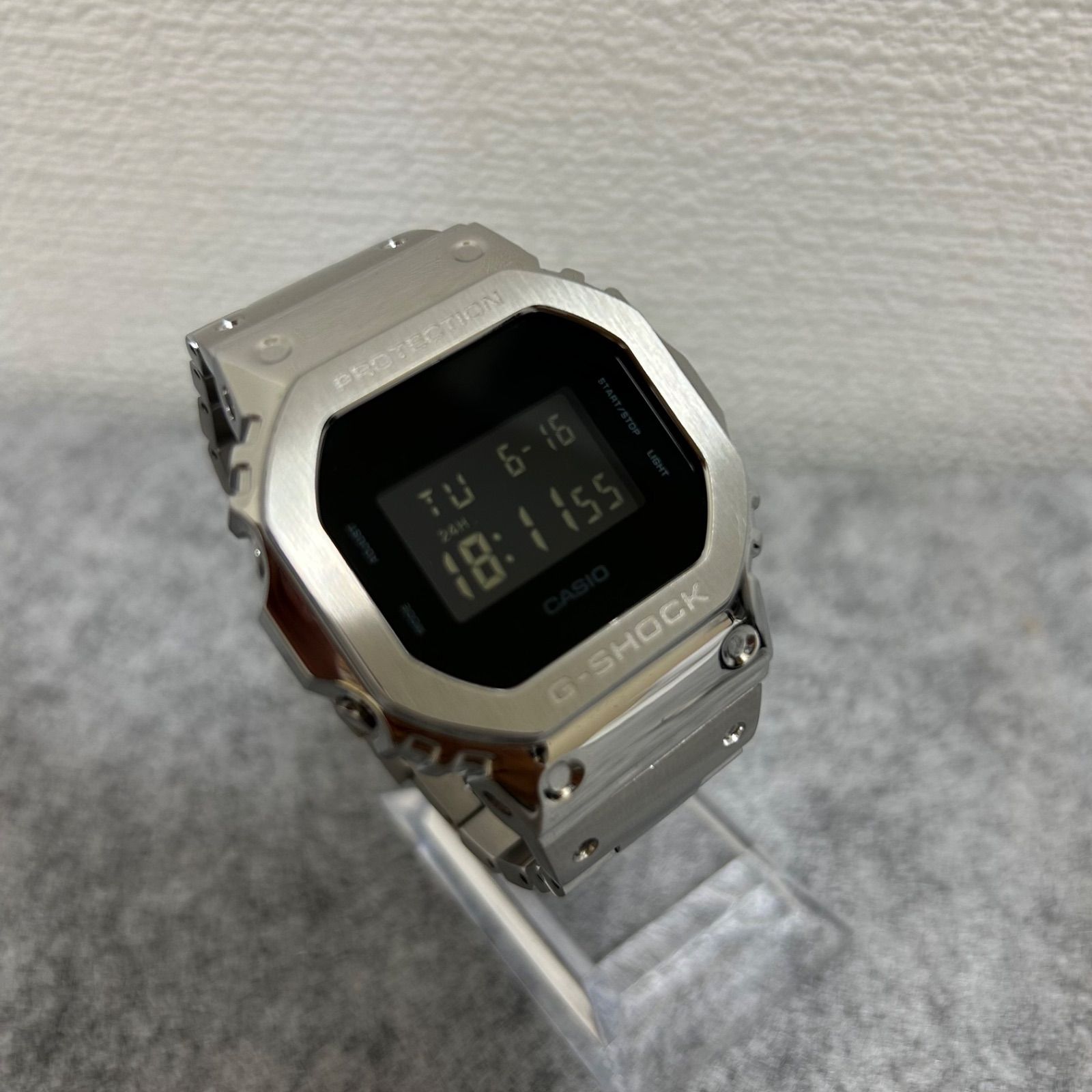 ケース付き】CASIO G-SHOCK メタルベゼルカスタム DW-5600BB - メルカリ