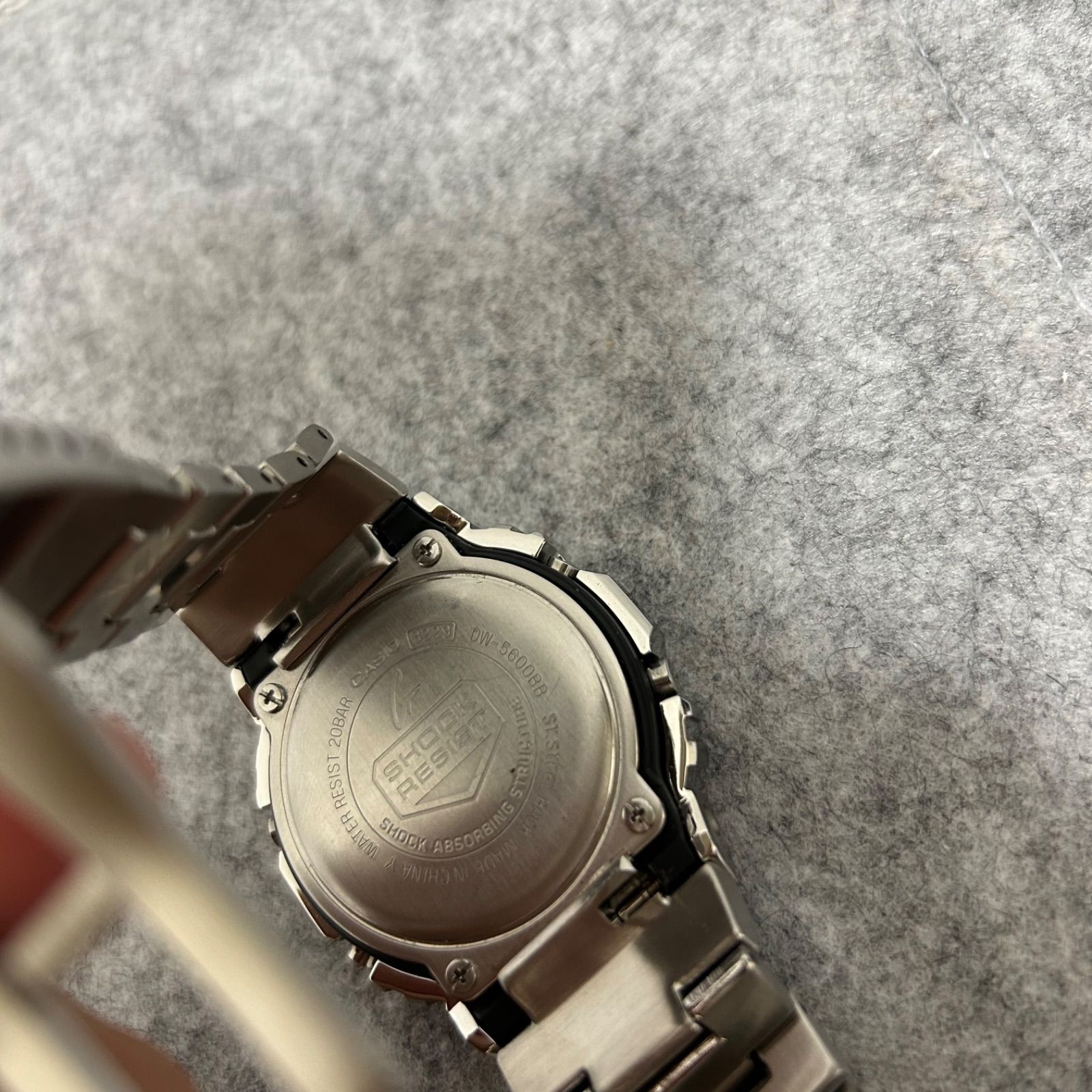 ケース付き】CASIO G-SHOCK メタルベゼルカスタム DW-5600BB - メルカリ