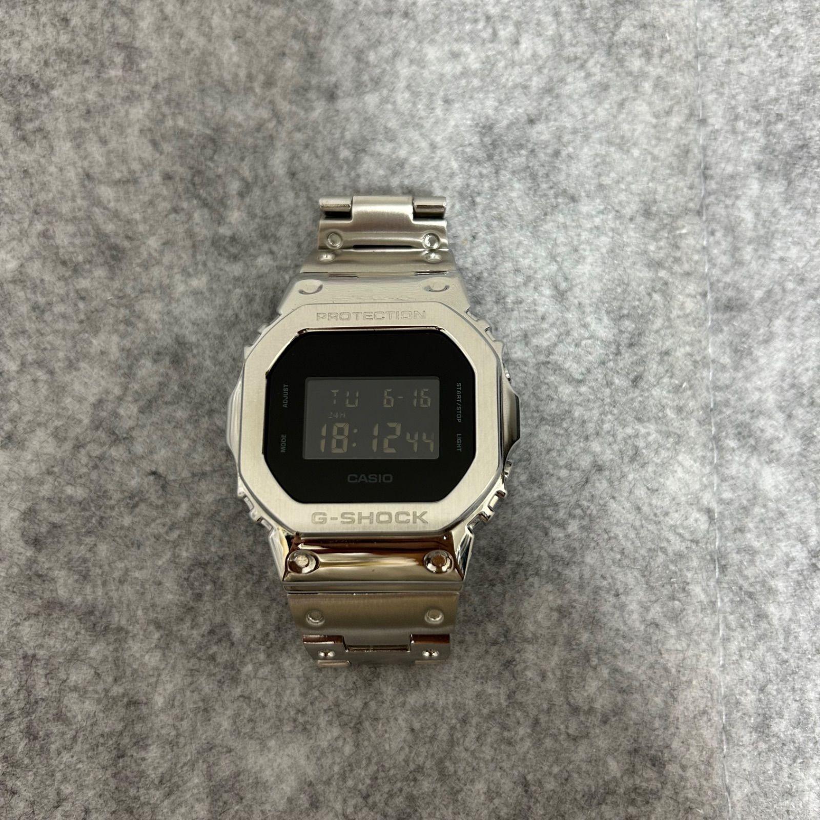 ケース付き】CASIO G-SHOCK メタルベゼルカスタム DW-5600BB - メルカリ