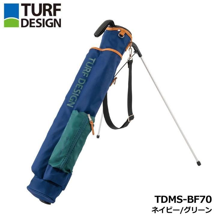 新品★ターフ デザイン★TURF DESIGN★TDMS-BF70 ミニ スタンド バッグ★クラブケース★5～6本収納★【NV/GN】ネイビー/グリーン