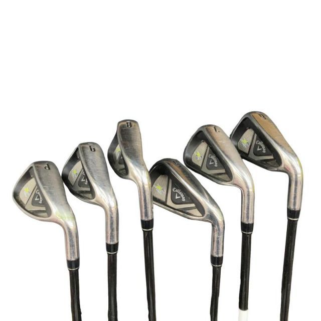 【中古】 キャロウェイ X2 HOT 6S アイアンセット IR X2 HOT(アイアン) (フレックスR) メンズ 男性用 右利き 右用 Dランク ゴルフクラブ