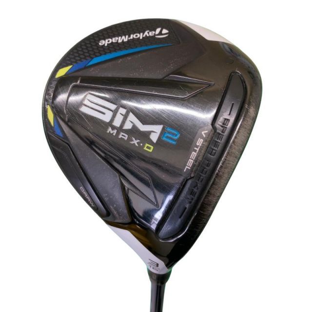 【中古】 テーラーメイド SIM2 MAX-D 3W フェアウェイウッド FW 純正特注シャフト (フレックスS) メンズ 男性用 右利き 右用 Dランク ゴルフクラブ