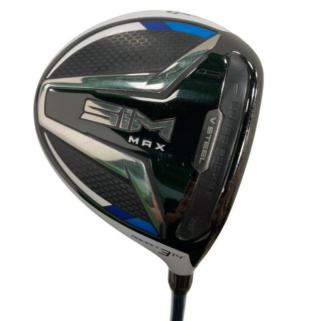 【中古】 テーラーメイド SIM MAX ROCKET 3W USA フェアウェイウッド FW リシャフト (フレックスその他) メンズ 男性用 右利き 右用 Cランク ゴルフクラブ
