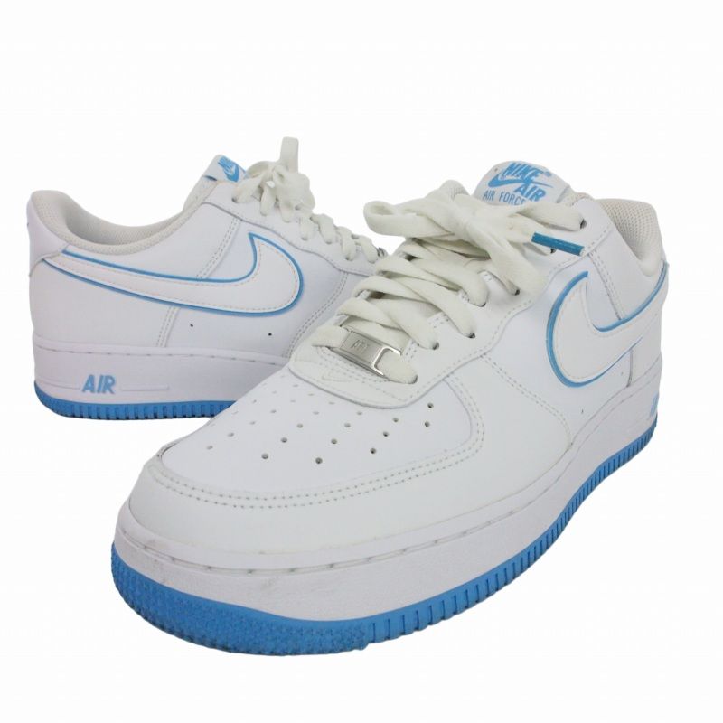 ナイキ NIKE エアフォース1 ロー '07 Air Force 1 Low '07 US9.5 27.5㎝ ホワイト アンド ユニバーシティブルー White and University Blue DV0788-101