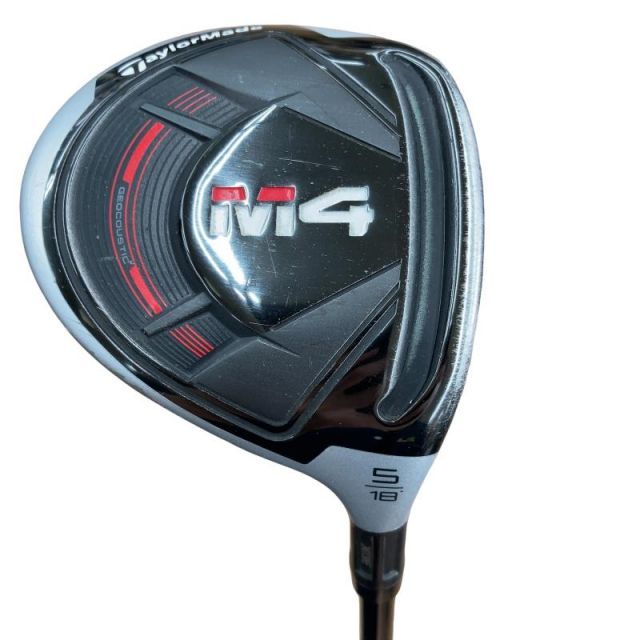 【中古】 テーラーメイド M4(2021) 5W フェアウェイウッド FW Fujikura ATMOS Red 6 (フレックスS) メンズ 男性用 右利き 右用 Cランク ゴルフクラブ