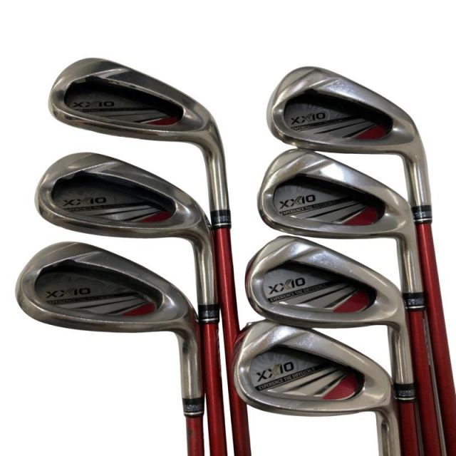 【中古】 ダンロップ XXIO(2020) 7S(レッド) アイアンセット IR XXIO MP1100(IR) レッド (フレックスR) メンズ 男性用 右利き 右用 Cランク ゴルフクラブ