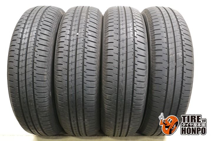【中古 夏用】 155/65R14 75H 4本セット ブリヂストン エコピア NH200C サマータイヤ 中古タイヤ